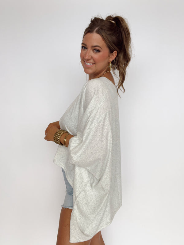 The Chrissy Top | HEATHER GREY