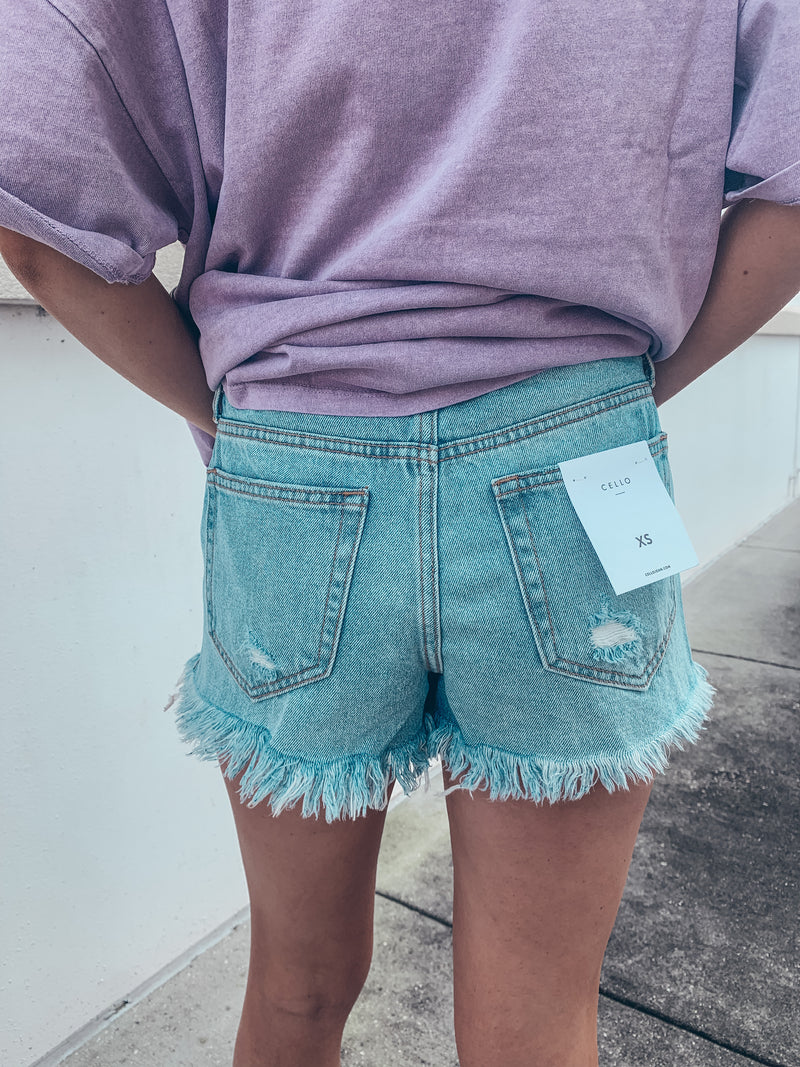 Distressed Fray Shorts