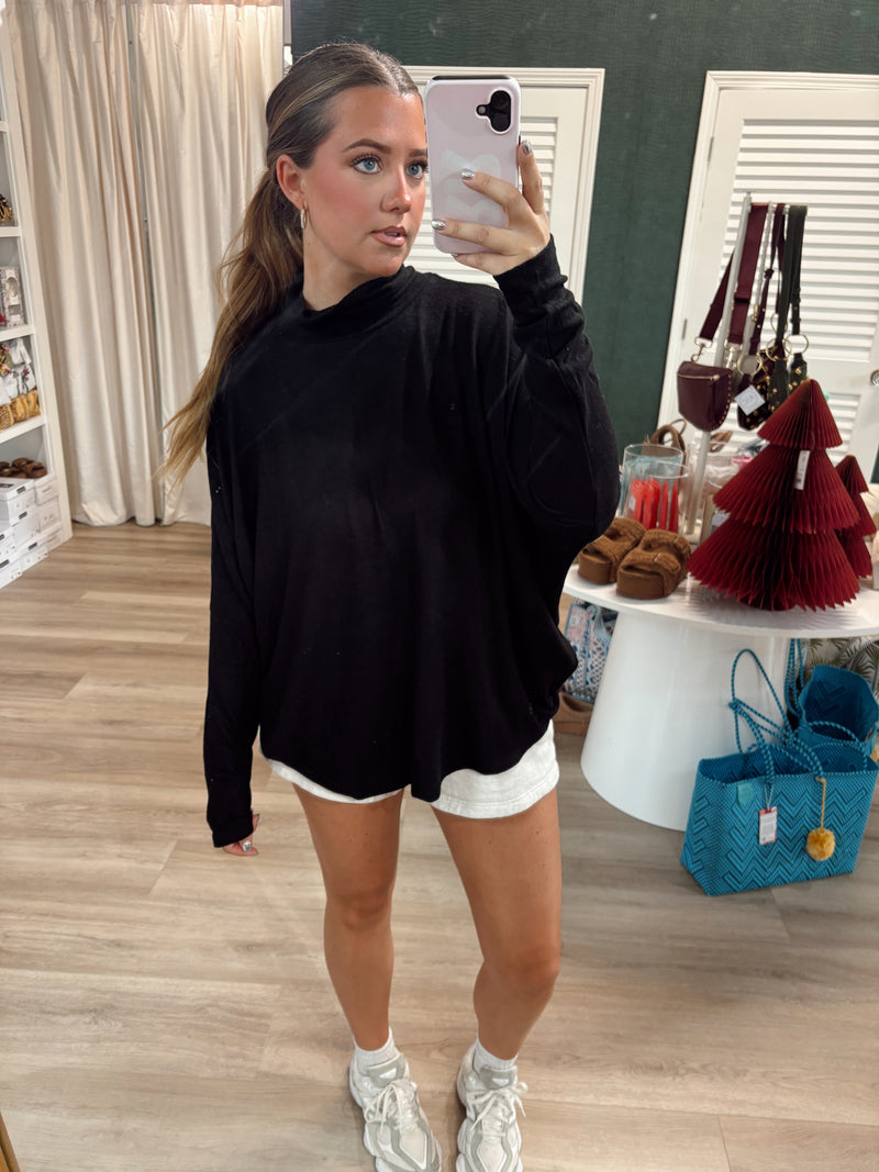 Mock Neck Lounge Sweater | colors