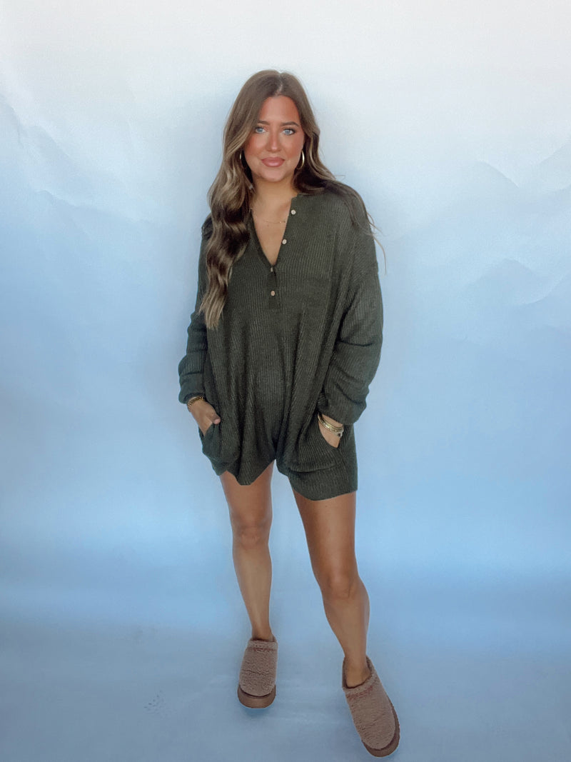 The Sweater Romper | OLIVE