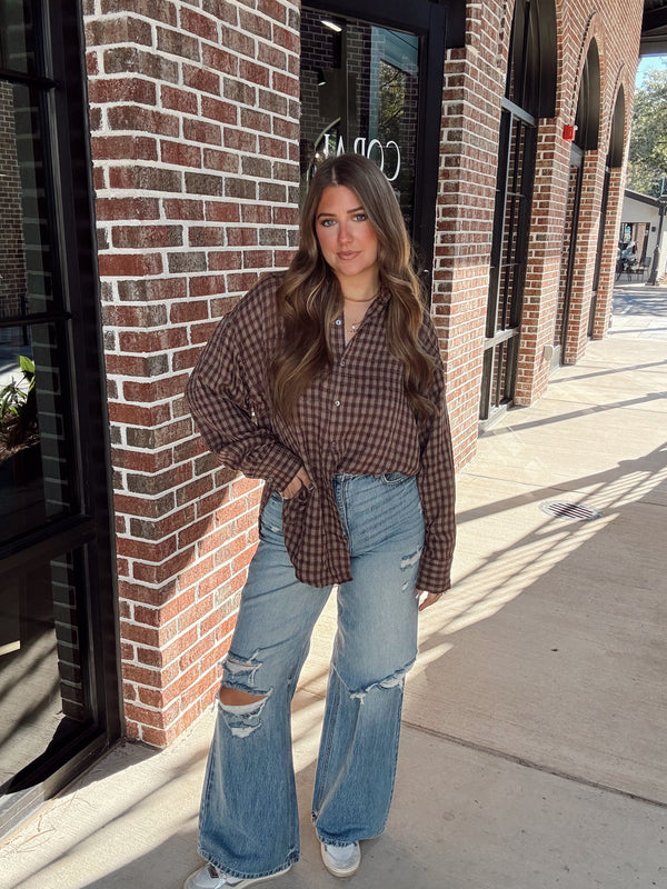 Plaid Button Up