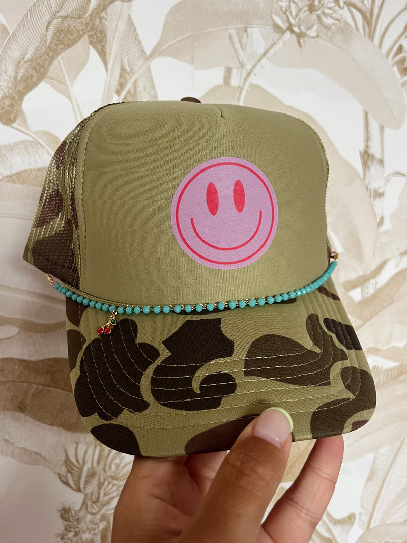 Camo Smiley Hat