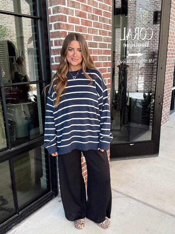 Royal Striped Sweater