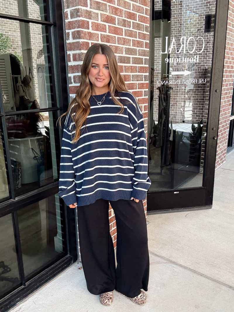 Royal Striped Sweater