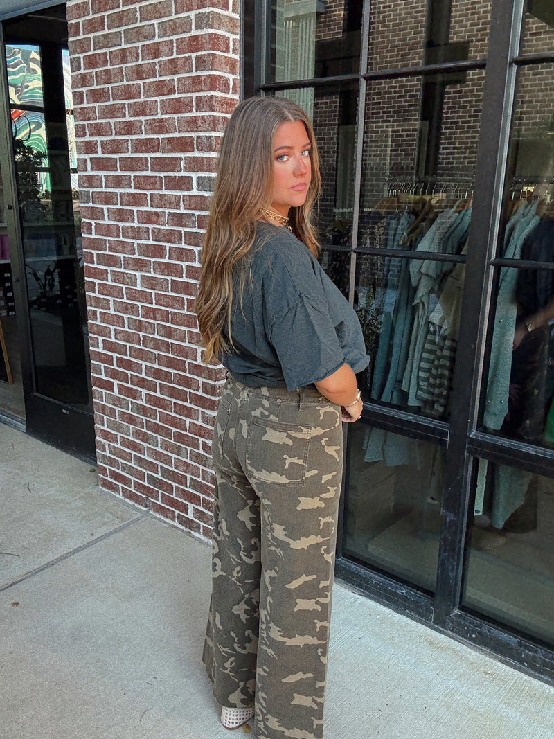 Camo Straight Pant