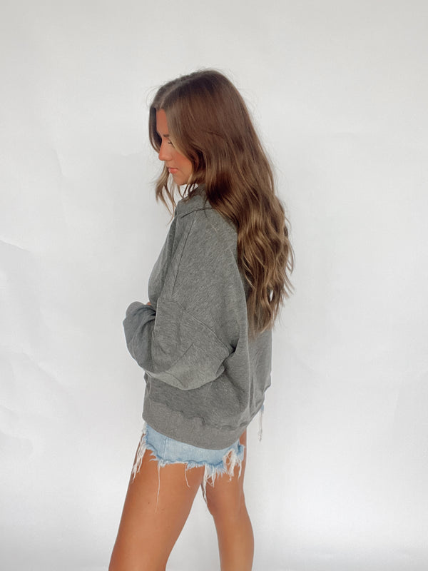 Charcoal V Lux Sweatshirt