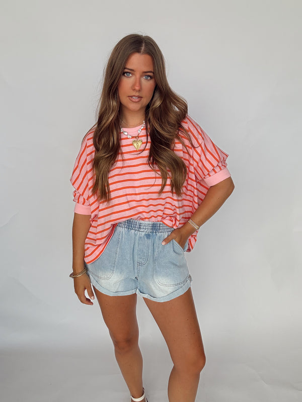 Striped Sherbert Top