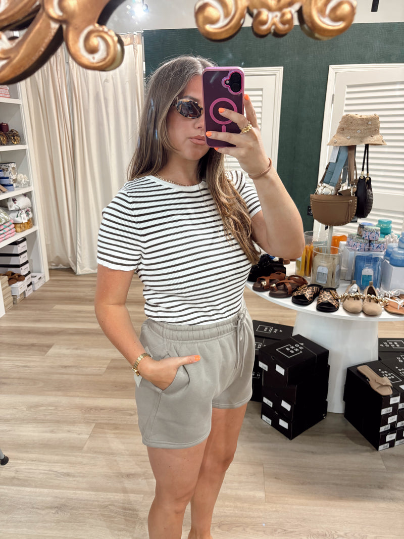 Striped Ribbed Basic – Coral Boutique