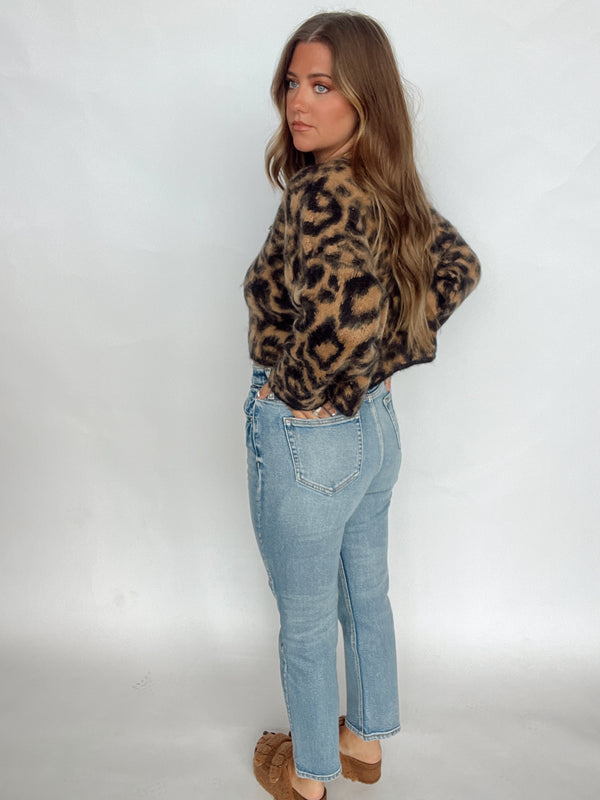 Cheetah Fuzz Sweater