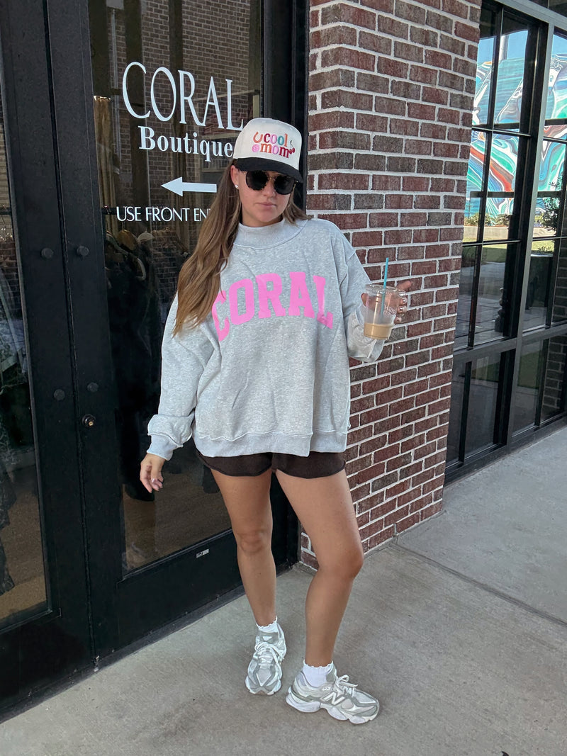 The Coral Sweatshirt | reversible