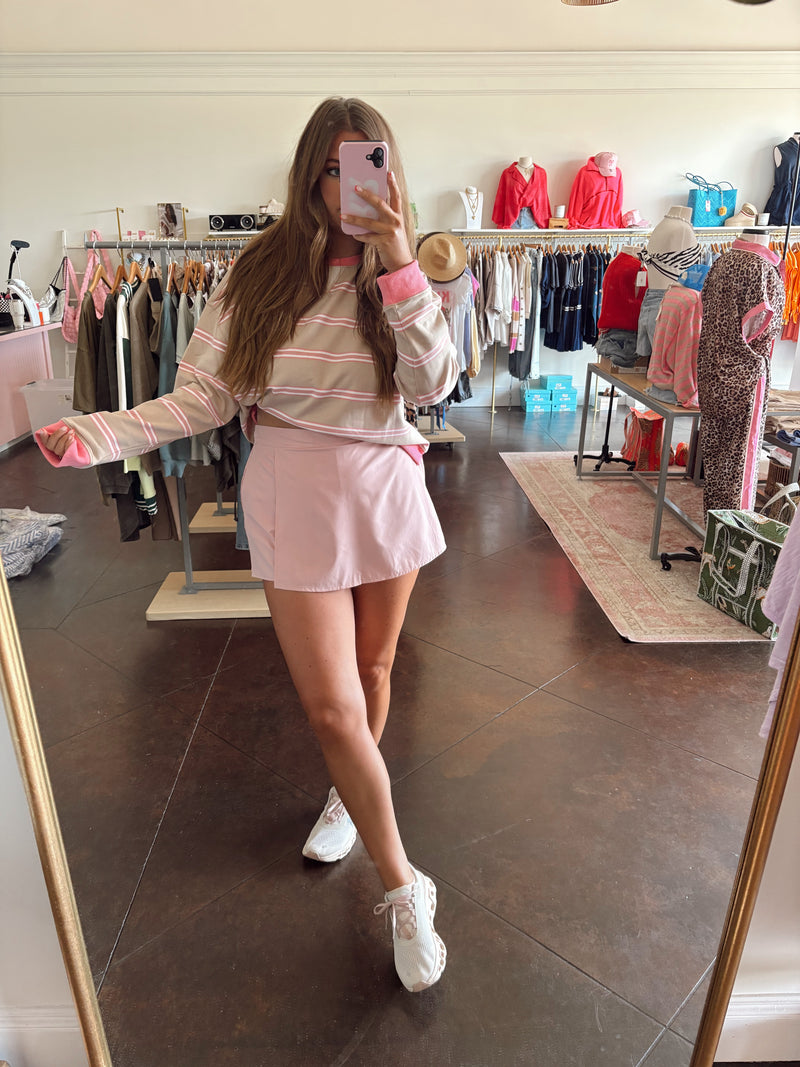 Pink Athletic Skort