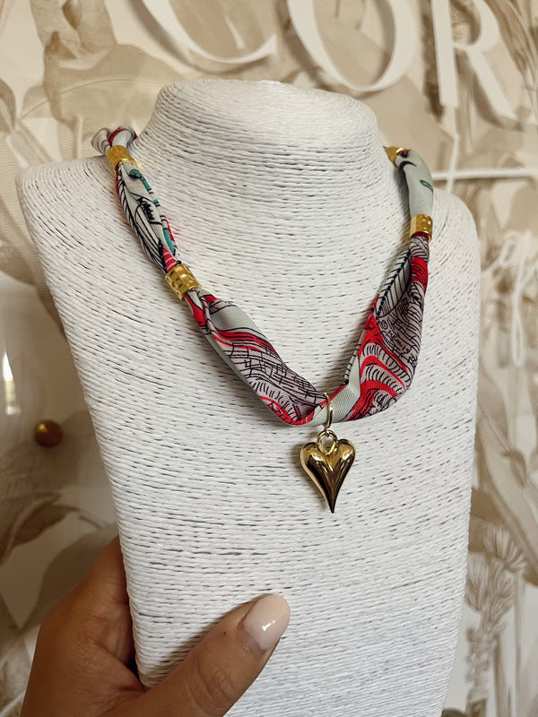 Palm Scarf Necklace