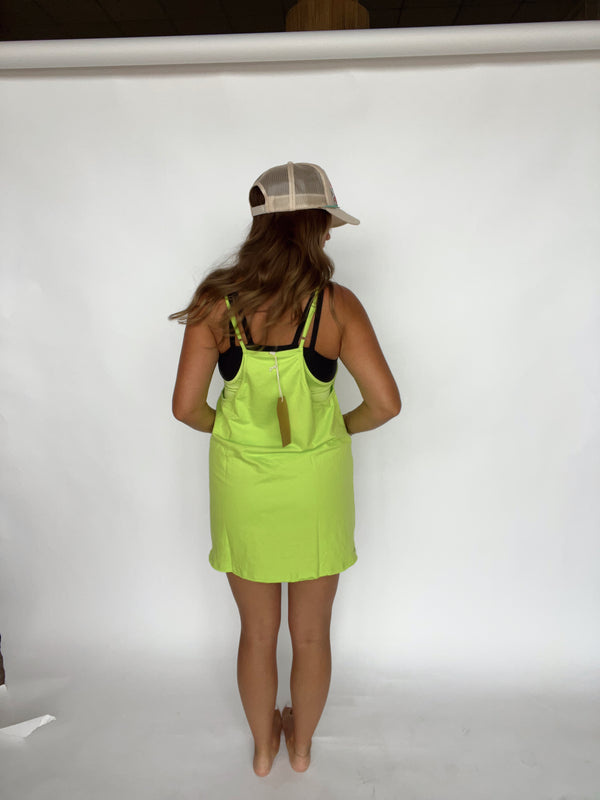 Lime Sporty Romper