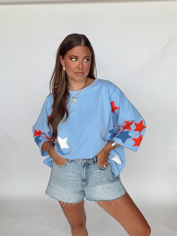 Cadet Star Oversized Top