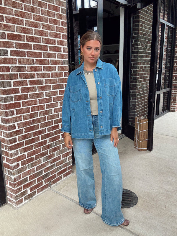Boxy Utility Shacket