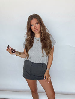 Cargo Grey Skort