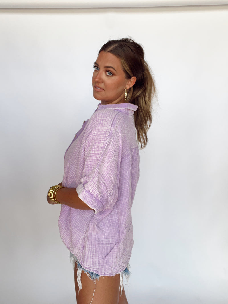 The Oversized Gauze Top