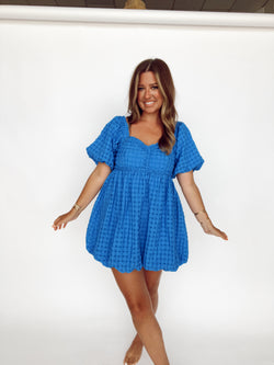 Blue Bubble Dress