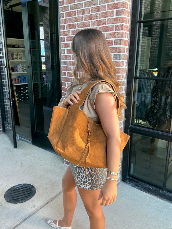 Suede Tote Bag | PREORDER