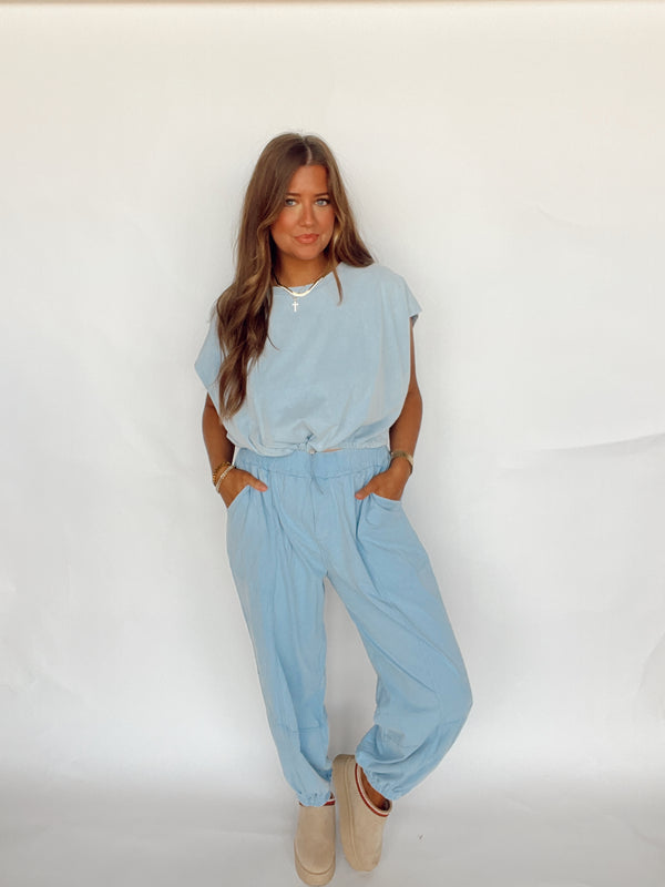 Blue Jogger Set