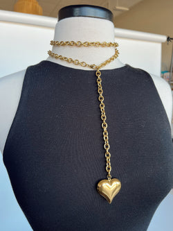 Wrap Around Heart Necklace