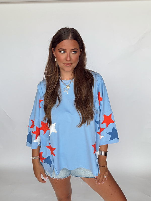 Cadet Star Oversized Top