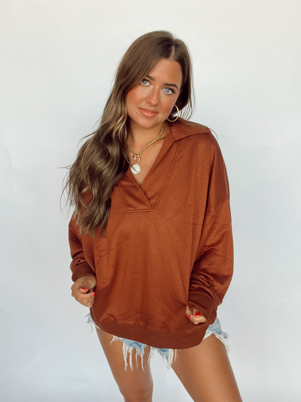 Terracotta Lux Sweatshirt