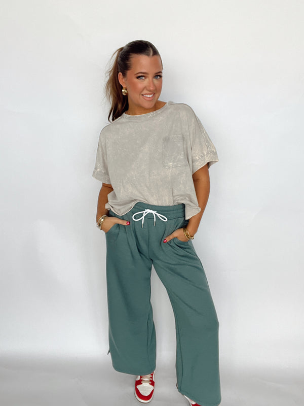 Teal Scuba Pant