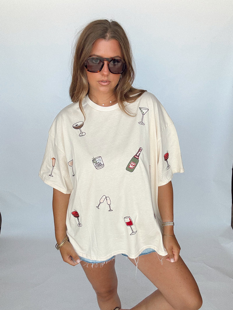 Cocktail Patched Tee