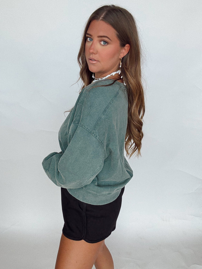 Deep Green Sweatshirt