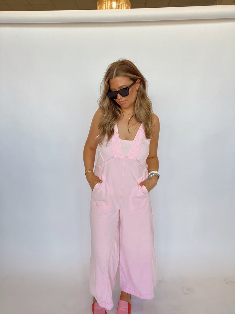 Retro Pink Jumpsuit