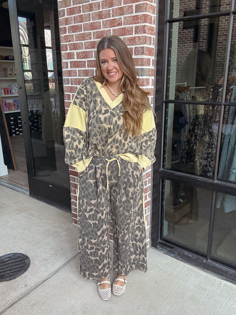 Yellow Cheetah Pant