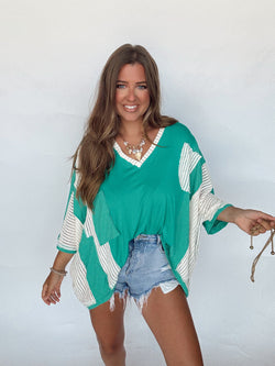 Ann Top | Teal