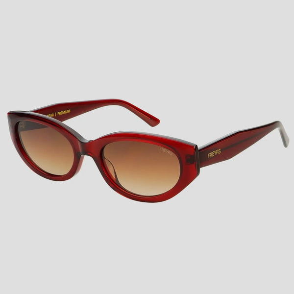 Ameli Cat- Eye Sunglasses - Red