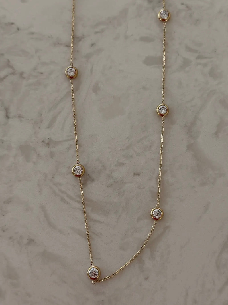 Dainty Diamond Necklace