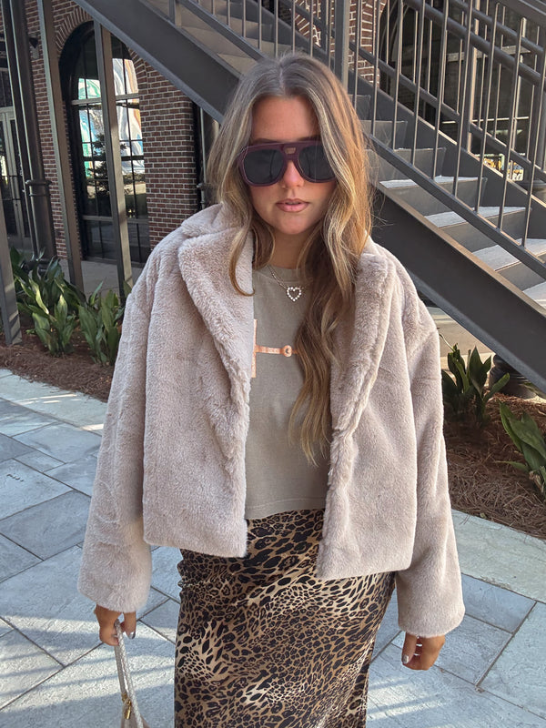 Mocha Fur Jacket