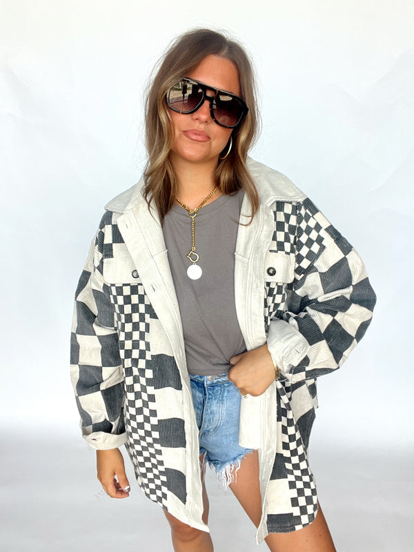 Checkered Shacket | restock