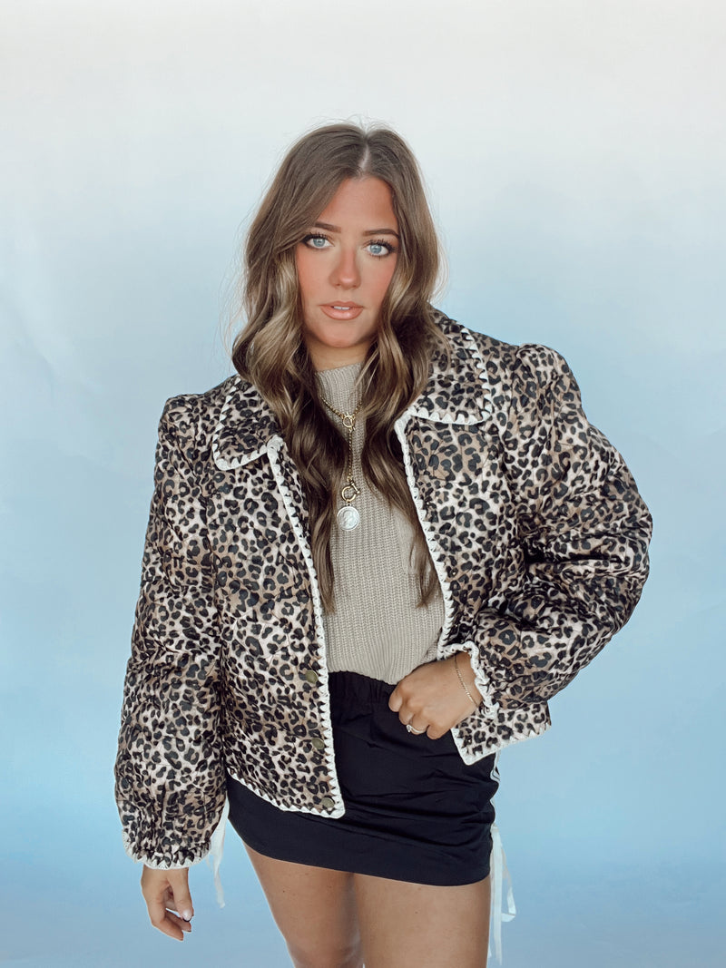 The Karli Leopard Jacket