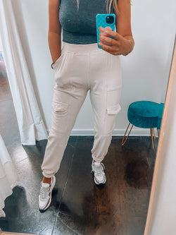 Bone Cargo Joggers