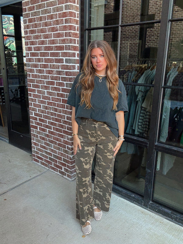 Camo Straight Pant
