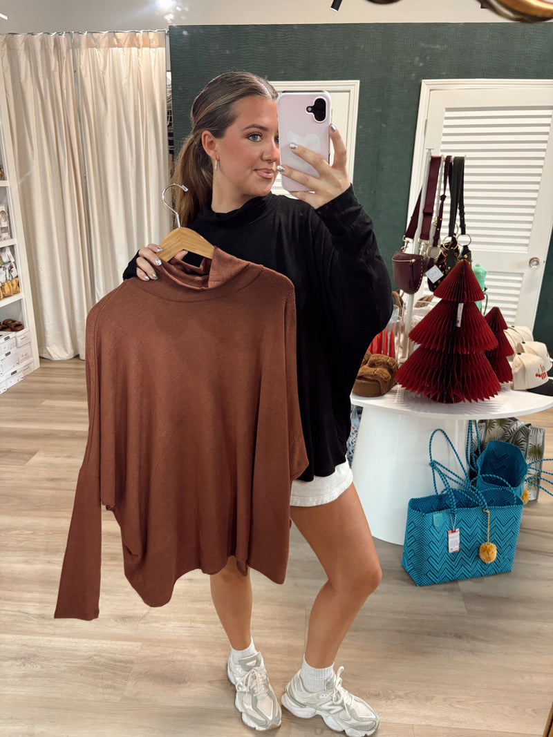 Mock Neck Lounge Sweater | colors