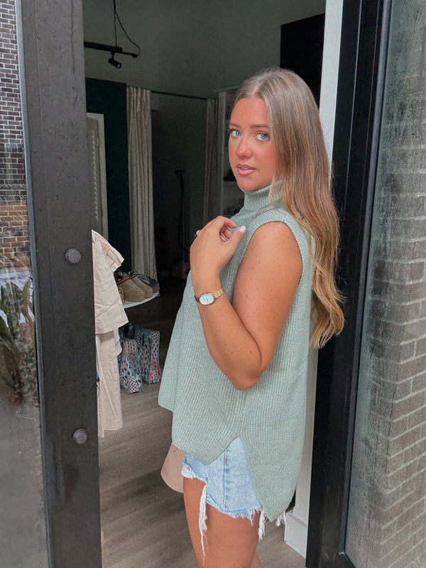Sage Sleeveless Tank
