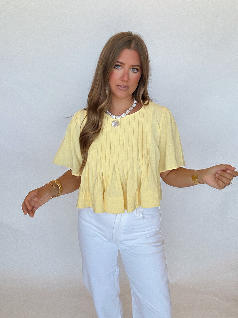 Butter Flutter Top
