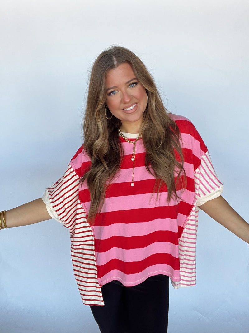 Striped Oversized Tee