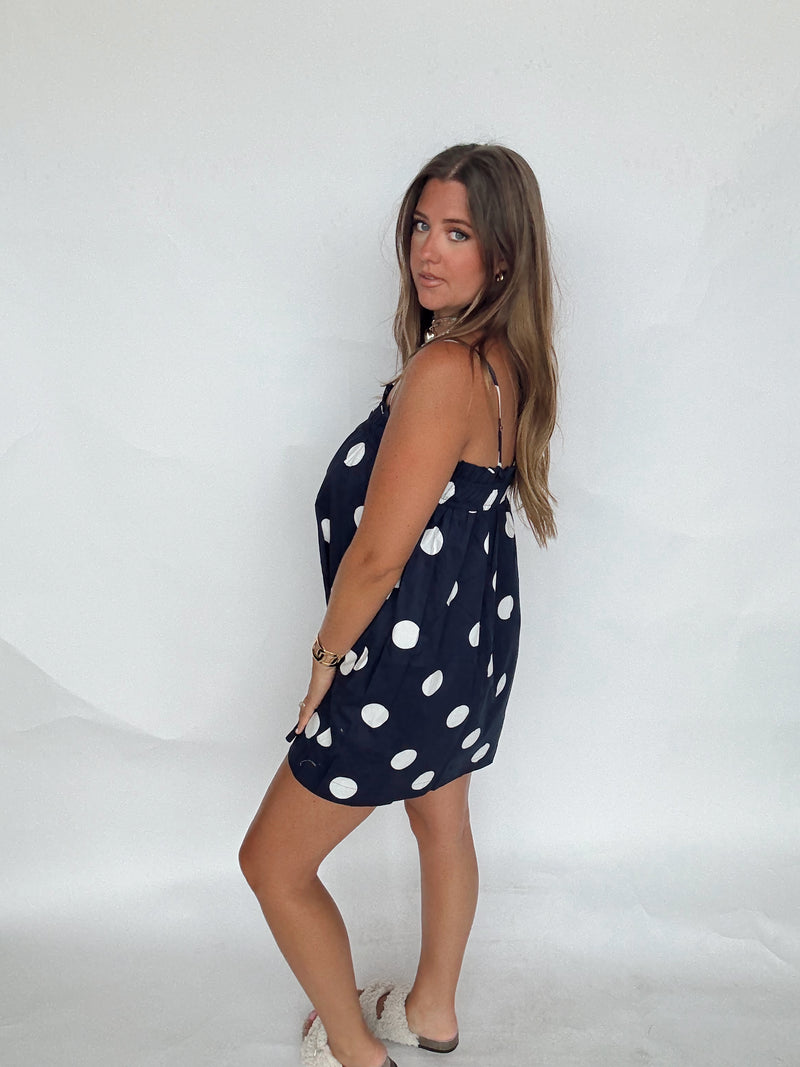 Polka Dot Mini Dress