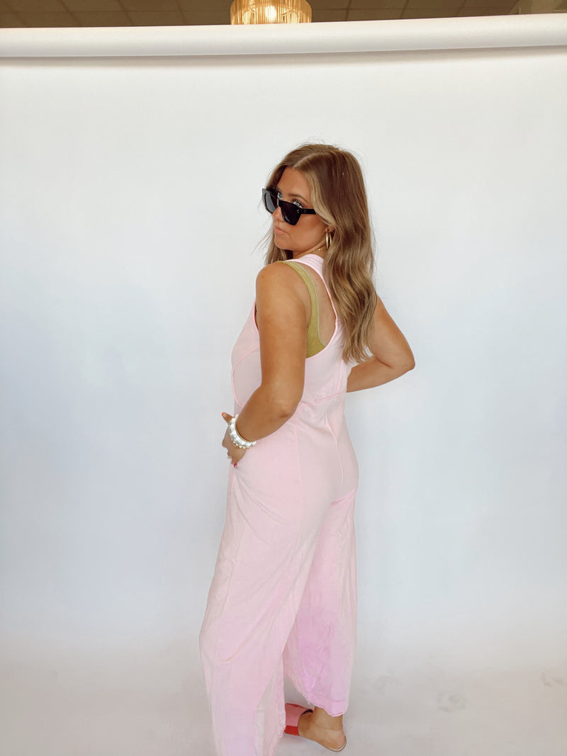 Retro Pink Jumpsuit