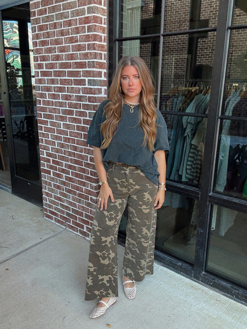 Camo Straight Pant
