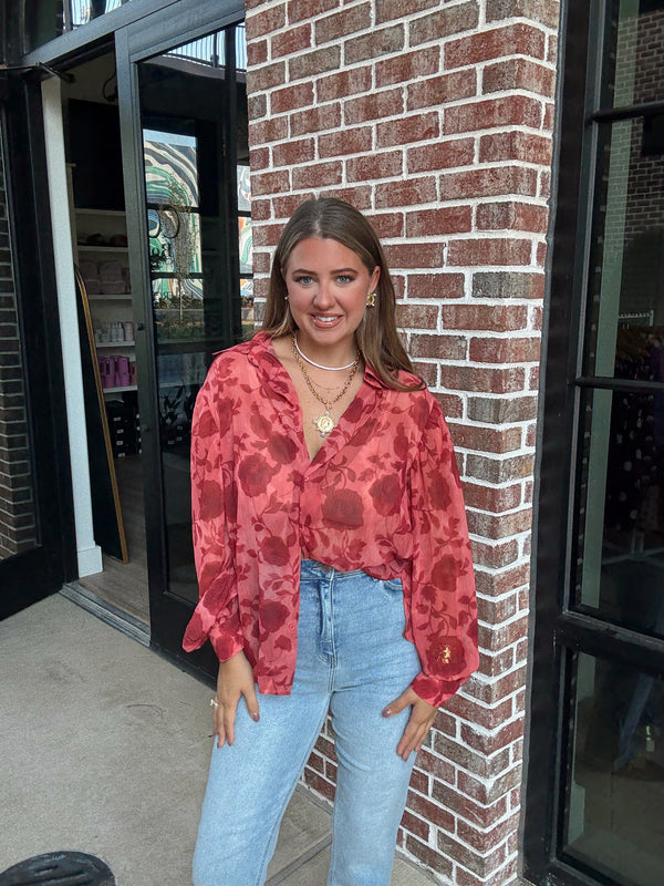 Carla Floral Top | RESTOCK