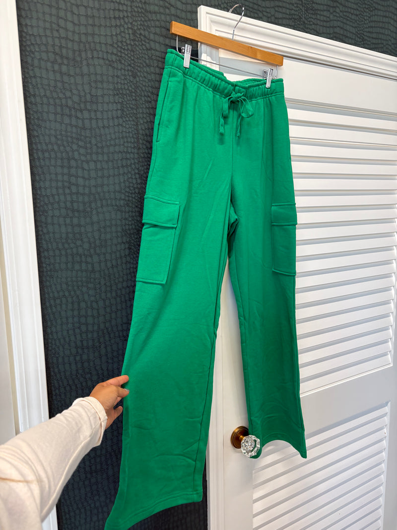 Fleece Cargo Pant | 2 COLORS