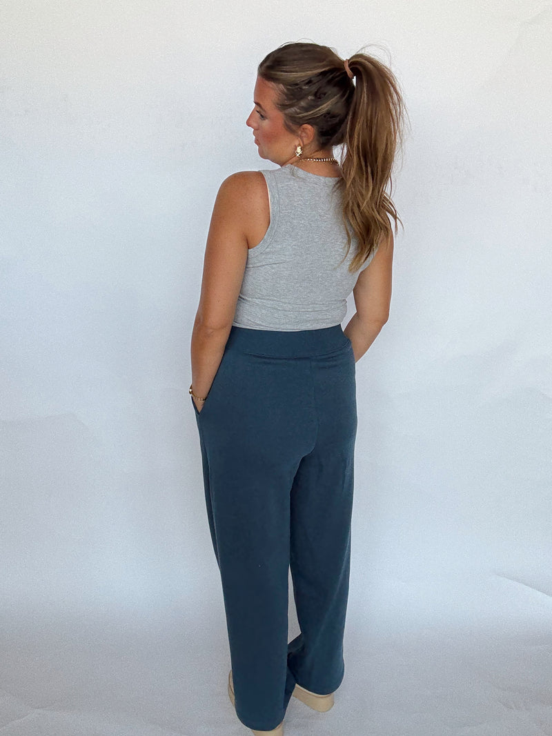Ribbed Grey Tank